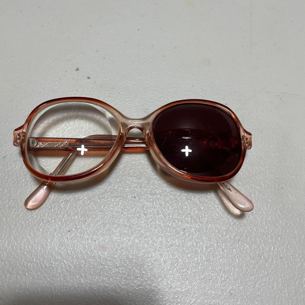 May Eye Glass Frames‎ Acrylic 42 130 Col. 3 (FRAMES ONLY) Vintage